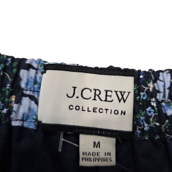 J. Crew Collection Straight & Pencil Skirt Women's Medium Blue Sequins Paisley - Picture 7 of 9